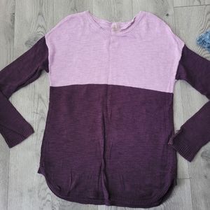 Calia colorblock sweater size small